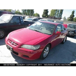 Fresno Acura on Used 2001 Honda Accord Ex Parts Car   Red With Brown Interior  6