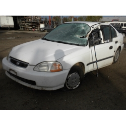 Fresno Acura on Used 1997 Honda Civic Dx Parts Car   White With Gray Interior  4