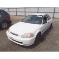 Used 1998 Honda Civic EX Parts Car - White with gray interior, 4 cylinder engine, 5 speed transmission