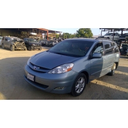 Used 2006 Toyota Sienna Parts Car - Blue with tan interior, 6 cylinder engine, automatic transmission