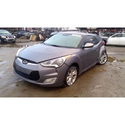 Used 2013 Hyundai Veloster Parts Car - Gray with black interior, 4-cylinder, automatic transmission