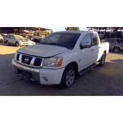 Used 2004 Nissan Titan Parts Car - White with black interior, 8 cyl engine, automatic transmission
