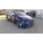 Used 2018 Hyundai Elantra Parts Car - Blue with gray interior, 4-cylinder, automatic transmission