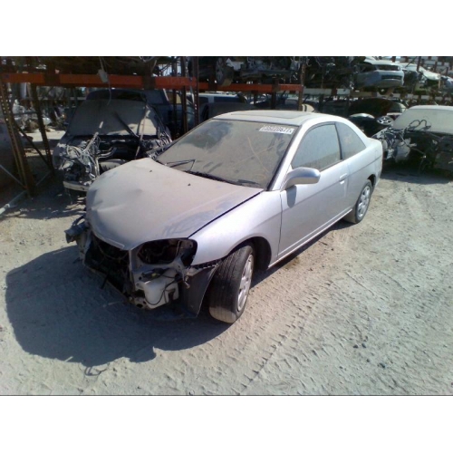 Used 2002 Honda Civic Ex Parts Car Silver With Black