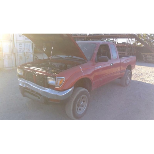 Used 1997 Toyota Tacoma Parts Car Red With Grey Interior