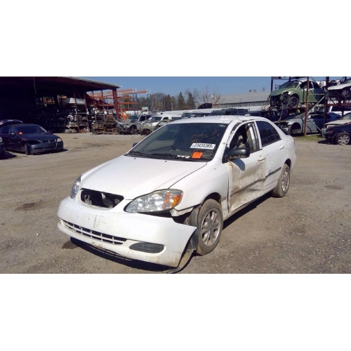 Used 2006 Toyota Corolla Parts Car White With Gray