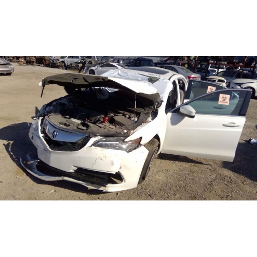 Used 2016 Acura Tlx Parts Car White With Brown Interior 6
