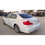 Used 2006 Infiniti G35 Parts Car - white with tan interior, 6 cyl engine, Automatic transmission