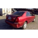 Used 2005 Toyota Corolla Parts Car - Red with tan interior, 4 cylinder engine, Automatic transmission