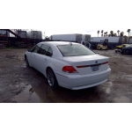 Used 2005 BMW 745li Parts Car - White with brown interior, 8 cyl engine, automatic transmission