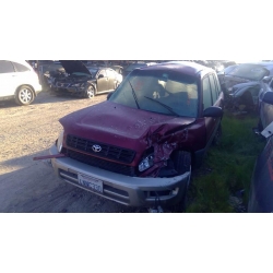 Used 2000 Toyota RAV4 Parts Car - Red with gray interior, 4 cylinder engine, automatic transmission