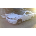 Used 1999 Honda Civic EX Parts Car - White with gray interior, 4 cylinder, manual transmission