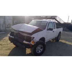 Used 1999 Toyota Tacoma Parts Car - White with blue interior, 4-cyl engine, automatic transmission