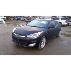 Used 2013 Hyundai Veloster Parts Car - Black with tan interior, 4-cylinder, automatic transmission