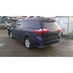 Used 2018 Toyota Sienna Parts Car - Blue with gray interior, 6cyl engine, automatic transmission