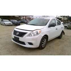 Used 2012 Nissan Versa Parts Car - White with black interior, 4cyl engine, automatic transmission