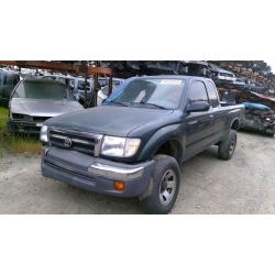 Used 2000 Toyota Tacoma Parts Car - Green with Blue interior, 4cyl engine, automatic transmission