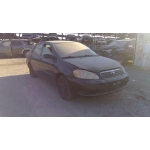 Used 2006 Toyota Corolla Parts Car - Black with tan interior, 4 cylinder engine, Automatic transmission