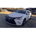 Used 2016 Toyota Camry Parts Car - White with gray interior, 4-cylinder engine, automatic transmission