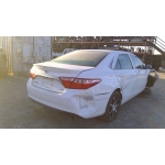 Used 2016 Toyota Camry Parts Car - White with gray interior, 4-cylinder engine, automatic transmission