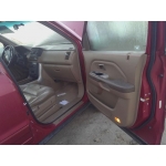 Used 2004 Honda Pilot Parts Car - Red with tan interior, 6-cylinder, automatic transmission
