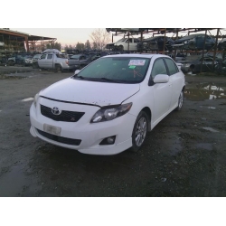 Used 2010 Toyota Corolla Parts Car - White with black interior, 4 cylinder engine, automatic transmission