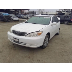 Used 2002 Toyota Camry Parts Car - White with tan interior, 4 cylinder engine, automatic transmission