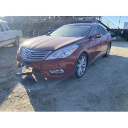 Used 2013 Hyundai Azera Parts Car - Red with black interior, 6-cylinder, automatic transmission