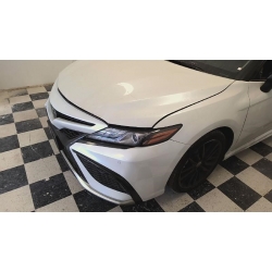 Used 2023 Toyota Camry XSE Parts Car - White with black interior, 6-cylinder engine, automatic transmission