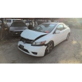 Used 2006 Honda Civic Parts Car - white with brown interior, 4-cylinder engine, Automatic transmission