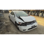 Used 2006 Honda Civic Parts Car - white with brown interior, 4-cylinder engine, Automatic transmission