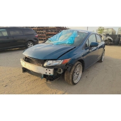 Used 2014 Honda Civic Parts Car - Blue with gray interior, 4-cylinder engine, automatic transmission