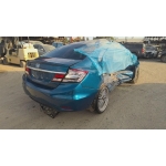 Used 2014 Honda Civic Parts Car - Blue with gray interior, 4-cylinder engine, automatic transmission