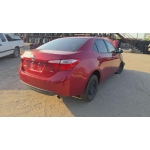 Used 2014 Toyota Corolla Parts Car - Red with Black/gray interior, 4-cylinder engine, Automatic transmission