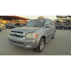 Used 2005 Toyota Sequoia Parts Car - Silver with gray interior, 4.7L 8 cylinder engine, automatic transmission