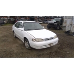 Used 1999 Toyota Corolla Parts Car - White with tan interior, 4 cylinder engine, automatic transmission
