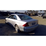 Used 2002 Honda Civic EX Parts Car - Silver with black interior, 4 cylinder engine, automatic transmission