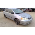 Used 2005 Toyota Corolla Parts Car -Silver with grey interior, 4 cylinder engine, Automatic transmission