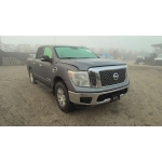 Used 2017 Nissan Titan Parts Car - Gray with black interior, 8cyl engine, automatic transmission