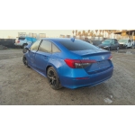 Used 2022 Honda Civic Parts Car - Blue with black interior, 4cyl engine, automatic transmission