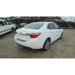 Used 2014 Toyota Corolla Parts Car - White with black/tan interior, 4-cylinder engine, automatic transmission