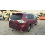 Used 2014 Toyota Sienna Parts Car - Burgandy with black/gray interior, 6cyl engine, automatic transmission