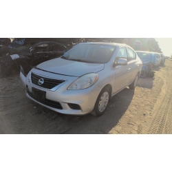 Used 2014 Nissan Versa Parts Car - Silver with black interior, 4-cyl engine, Automatic transmission