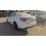 Used 2014 Toyota Corolla Parts Car - White with black interior, 4-cylinder engine, automatic transmission