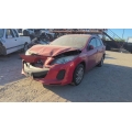 Used 2013 Mazda 3 Parts Car - Red with black interior, 4-cylinder engine, automatic transmission