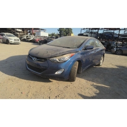 Used 2013 Hyundai Elantra Parts Car - Blue with tan interior, 4 cylinder, automatic transmission