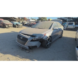 Used 2016 Hyundai Sonata Parts Car - Silver with gray interior, 4-cylinder, automatic transmission