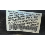 Used 2009 Honda Civic Parts Car - Blue with gray interior, 4-cylinder engine, automatic transmission