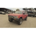Used 1990 Toyota 4Runner Parts Car - Red with gray interior, 6cyl engine, automatic transmission