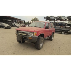 Used 1990 Toyota 4Runner Parts Car - Red with gray interior, 6cyl engine, automatic transmission